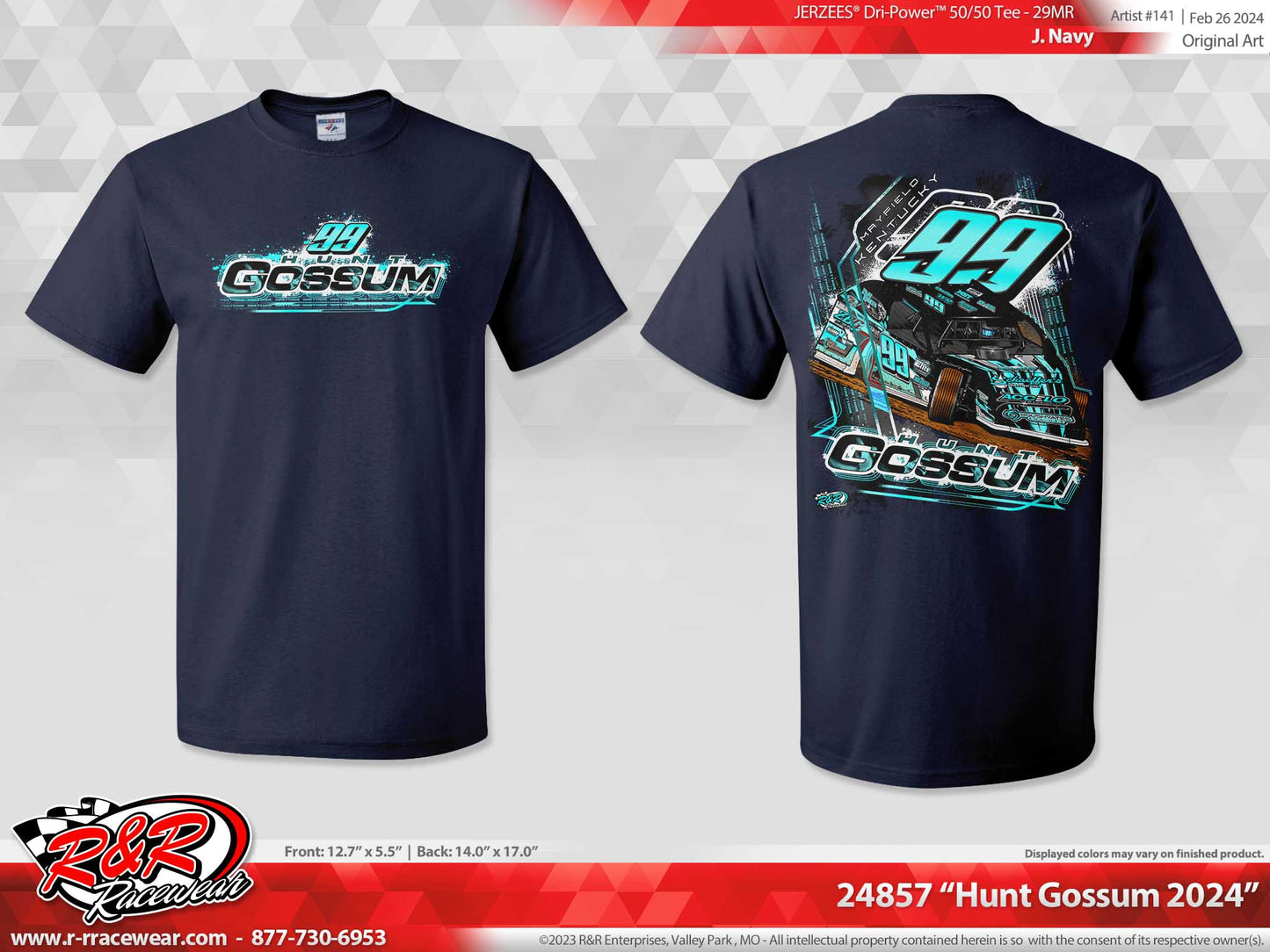 Hunt Gossum 2024 Short Sleeve T Shirt (J Navy)