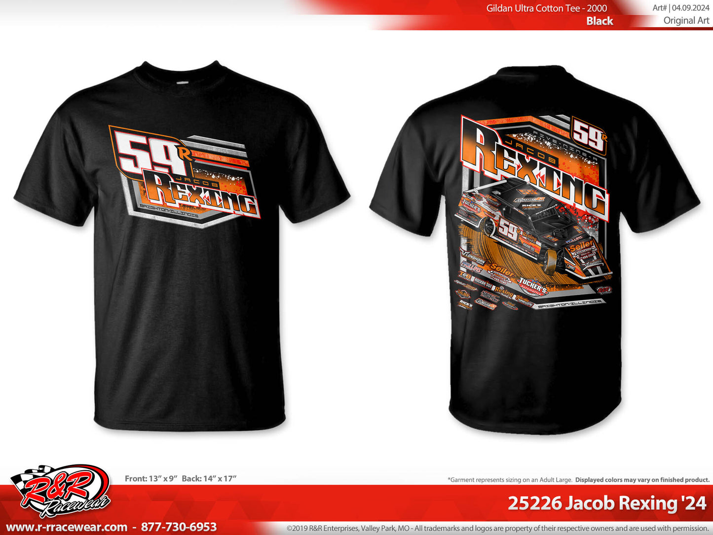 2024 Jacob Rexing Short Sleeve T-Shirt (Black)