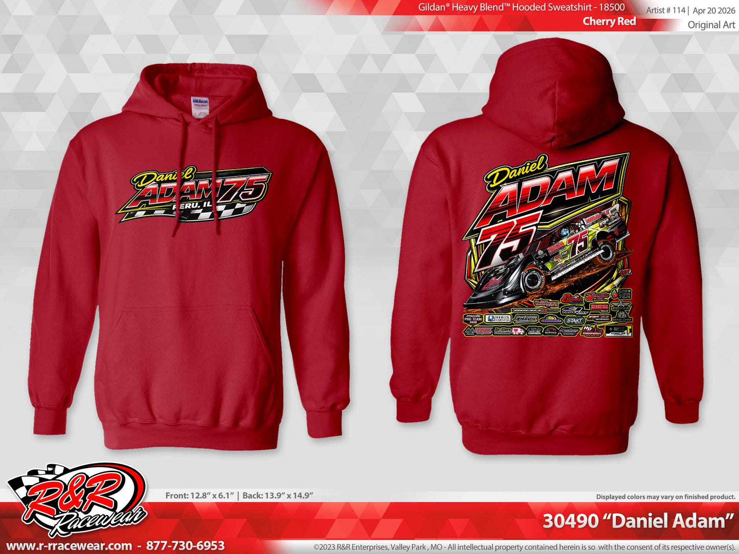 2026 Daniel Adam Hoodie (Red)
