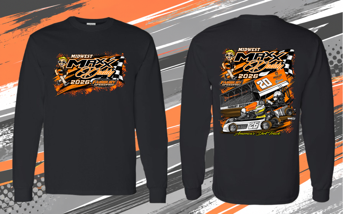Pre Order 2026 Midwest Maxx Daddy Long Sleeve T-Shirt (Black)