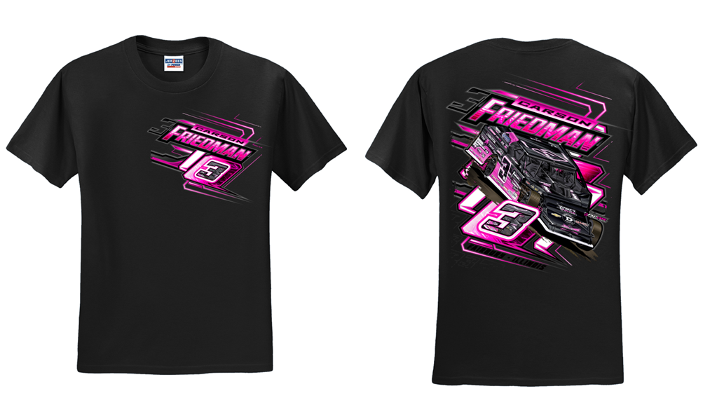 2024 Carson Friedman Short Sleeve T-Shirt (Black)