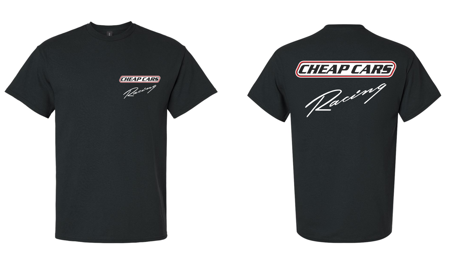 Cheap Cars Racing Black T Shirt