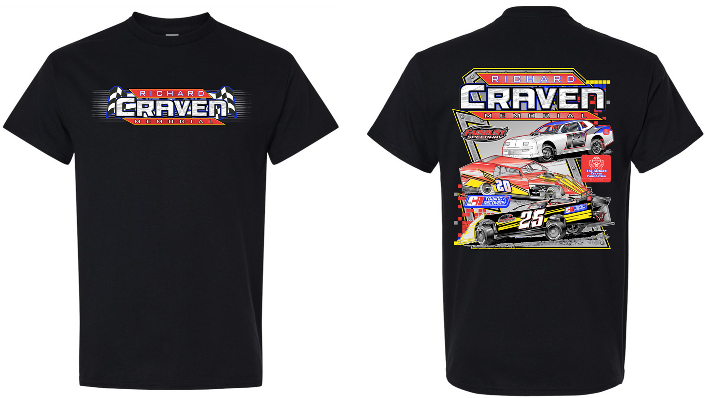 2025 Richard Craven Memorial T Shirt (Black)