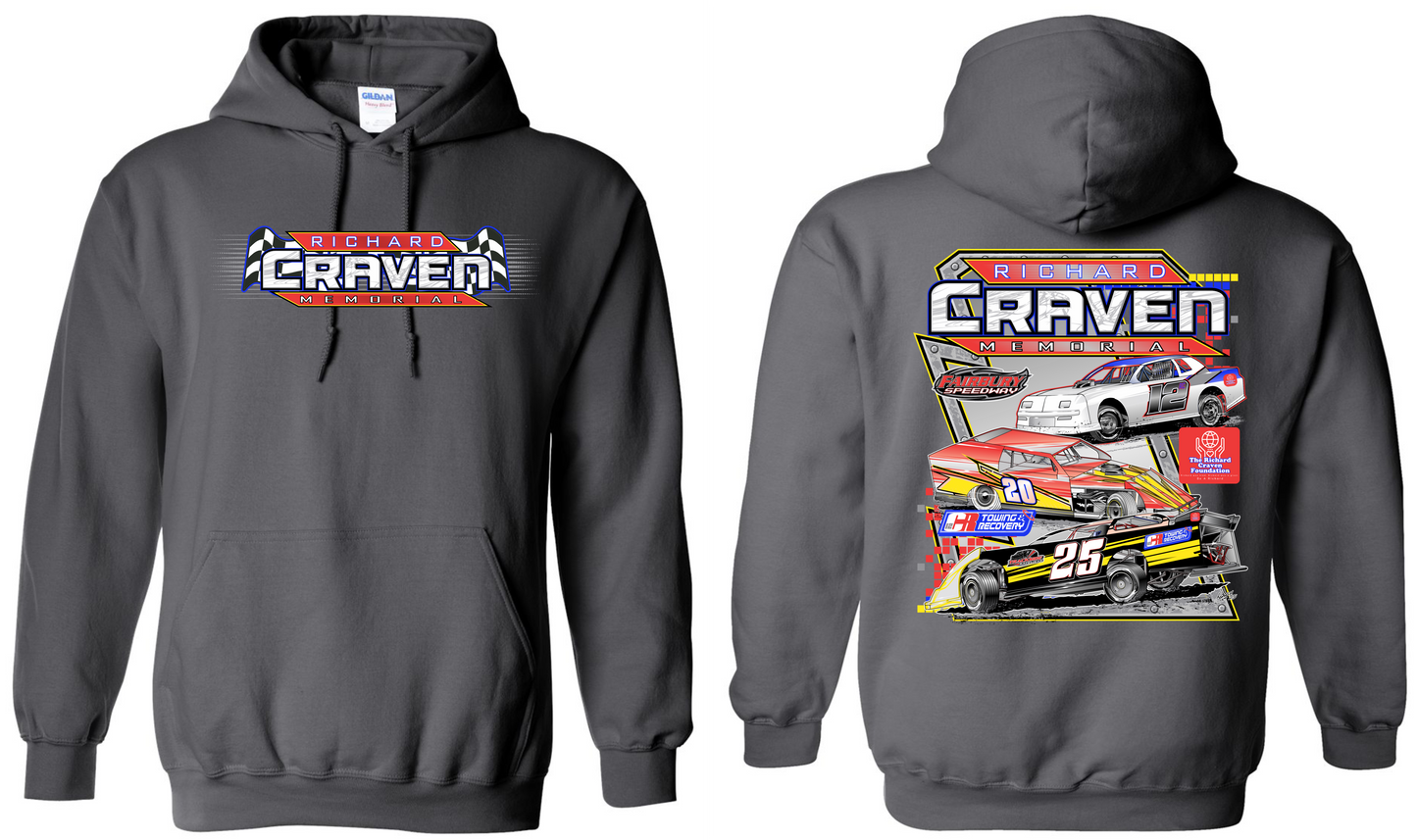 2025 Richard Craven Memorial Hoodie (Charcoal Gray)
