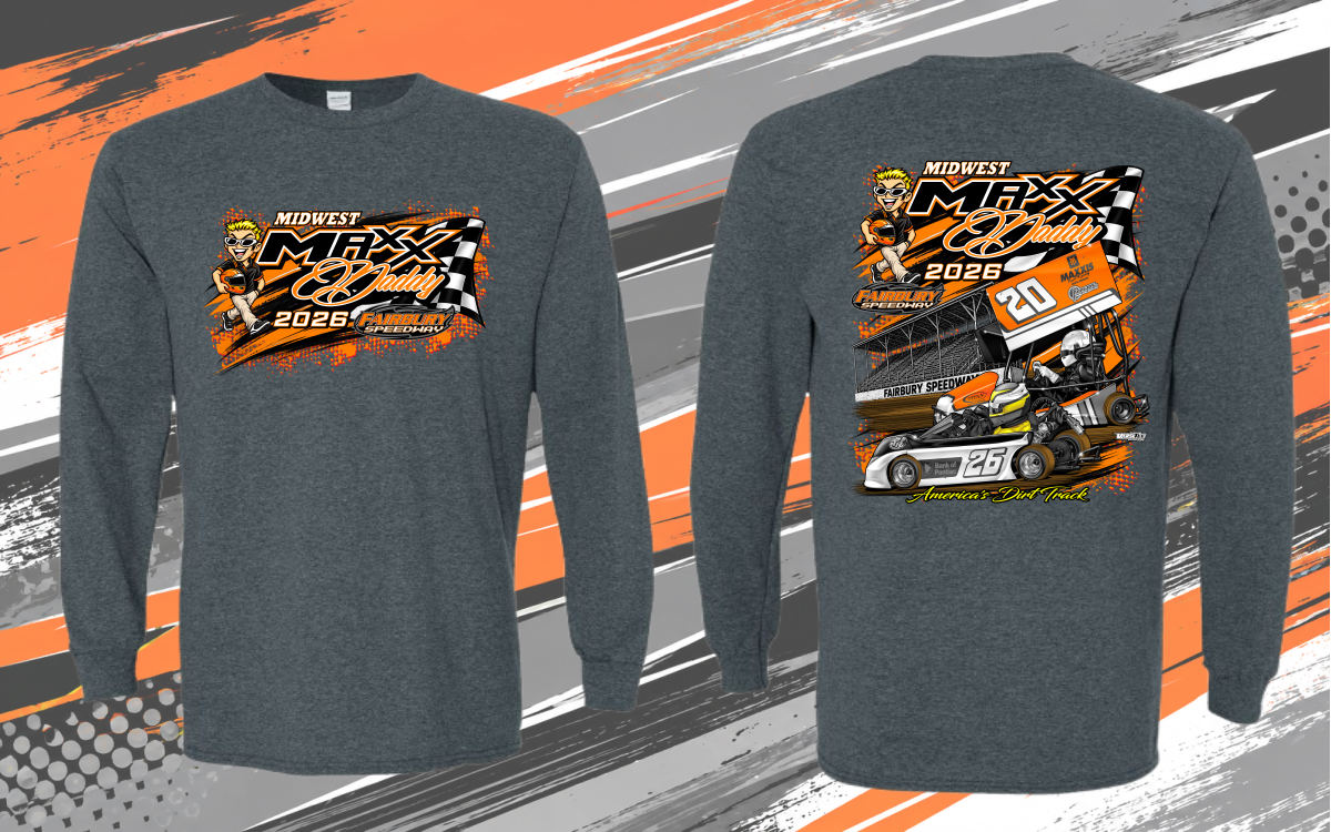 Pre Order 2026 Midwest Maxx Daddy Long Sleeve T-Shirt (Dark Heather)