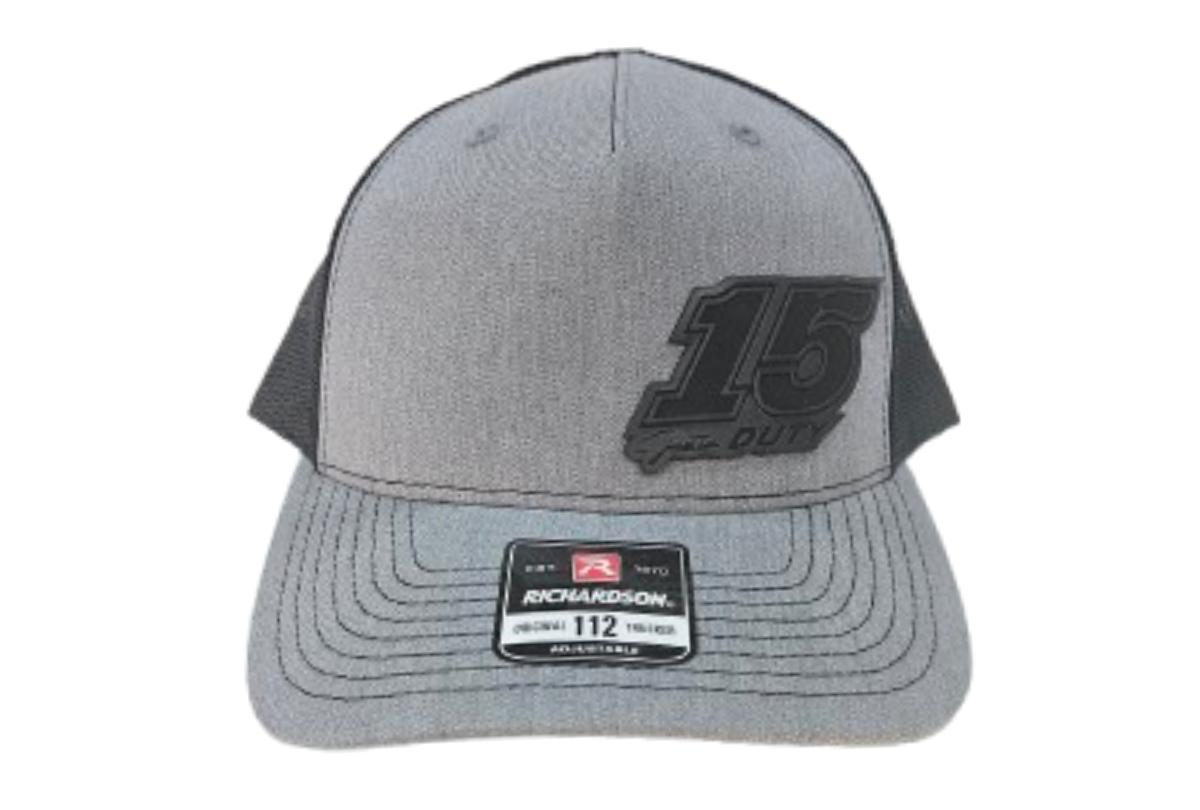 Justin Duty 2026 Hat (Heather Gray / Black)