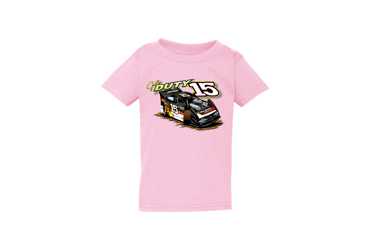 Justin Duty 2026 Toddler T -Shirt (Light Pink)