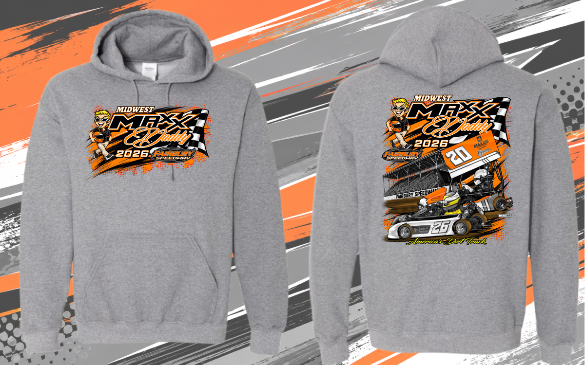 Pre Order 2026 Midwest Maxx Daddy Hooded Sweatshirt (Graphite Heather)