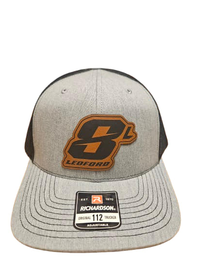 Jeffrey Ledford Snap Back Hat (Black & Gray)