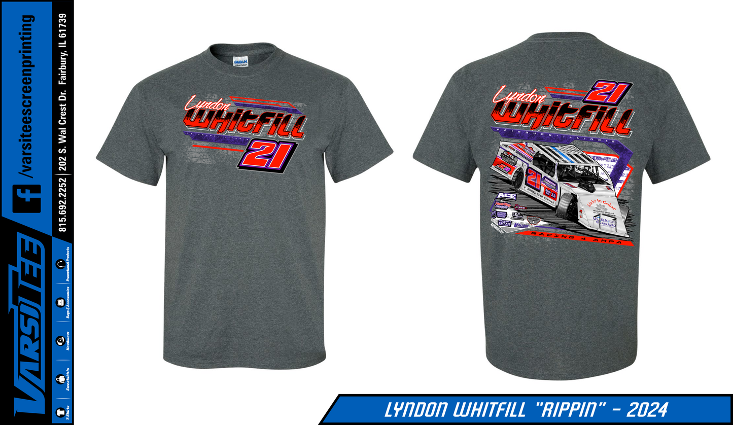 Lyndon Whitfill 2024 Short Sleeve T-Shirt (Dark Heather)