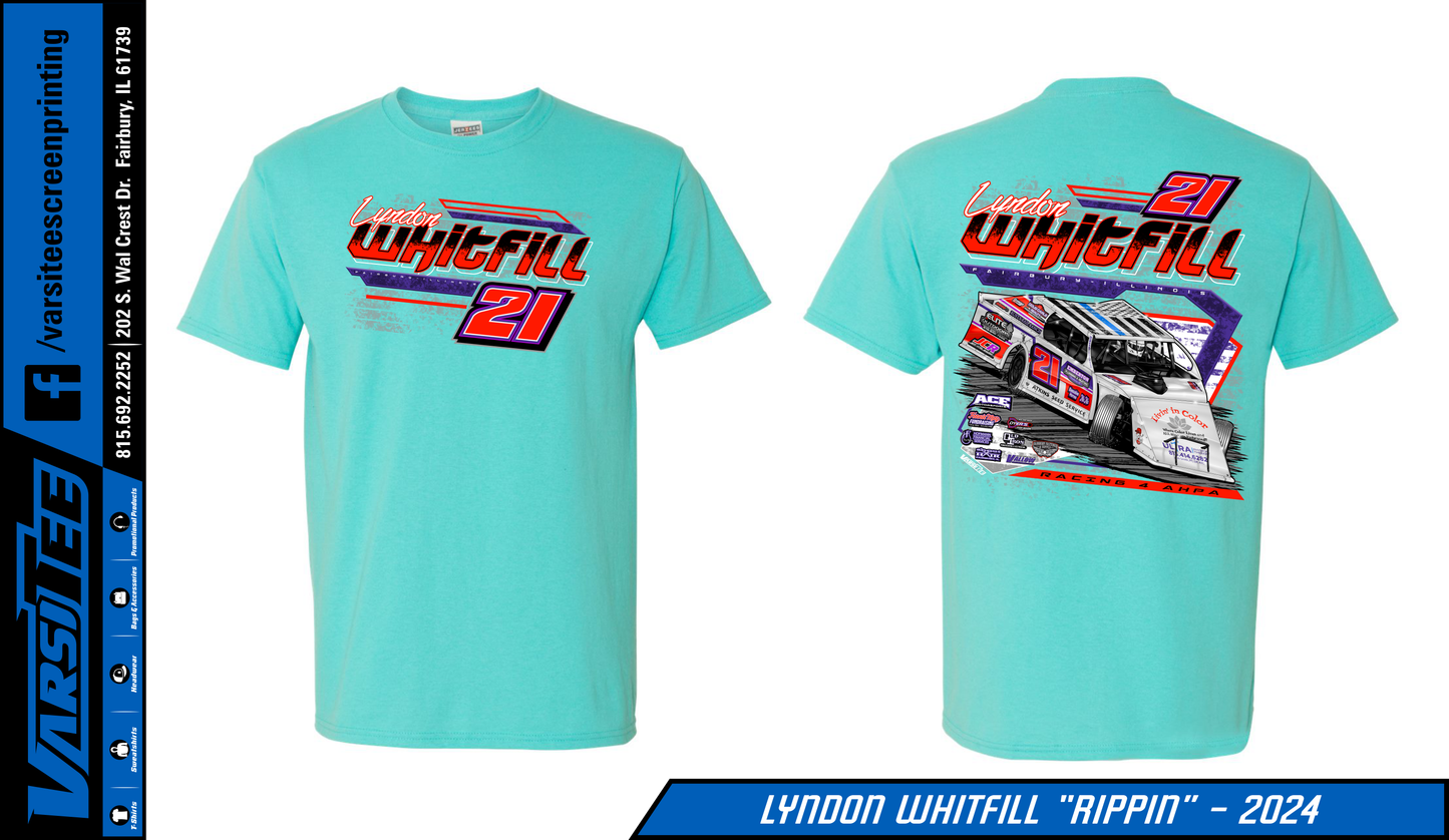 Lyndon Whitfill 2024 Short Sleeve T-Shirt (Scuba Blue)