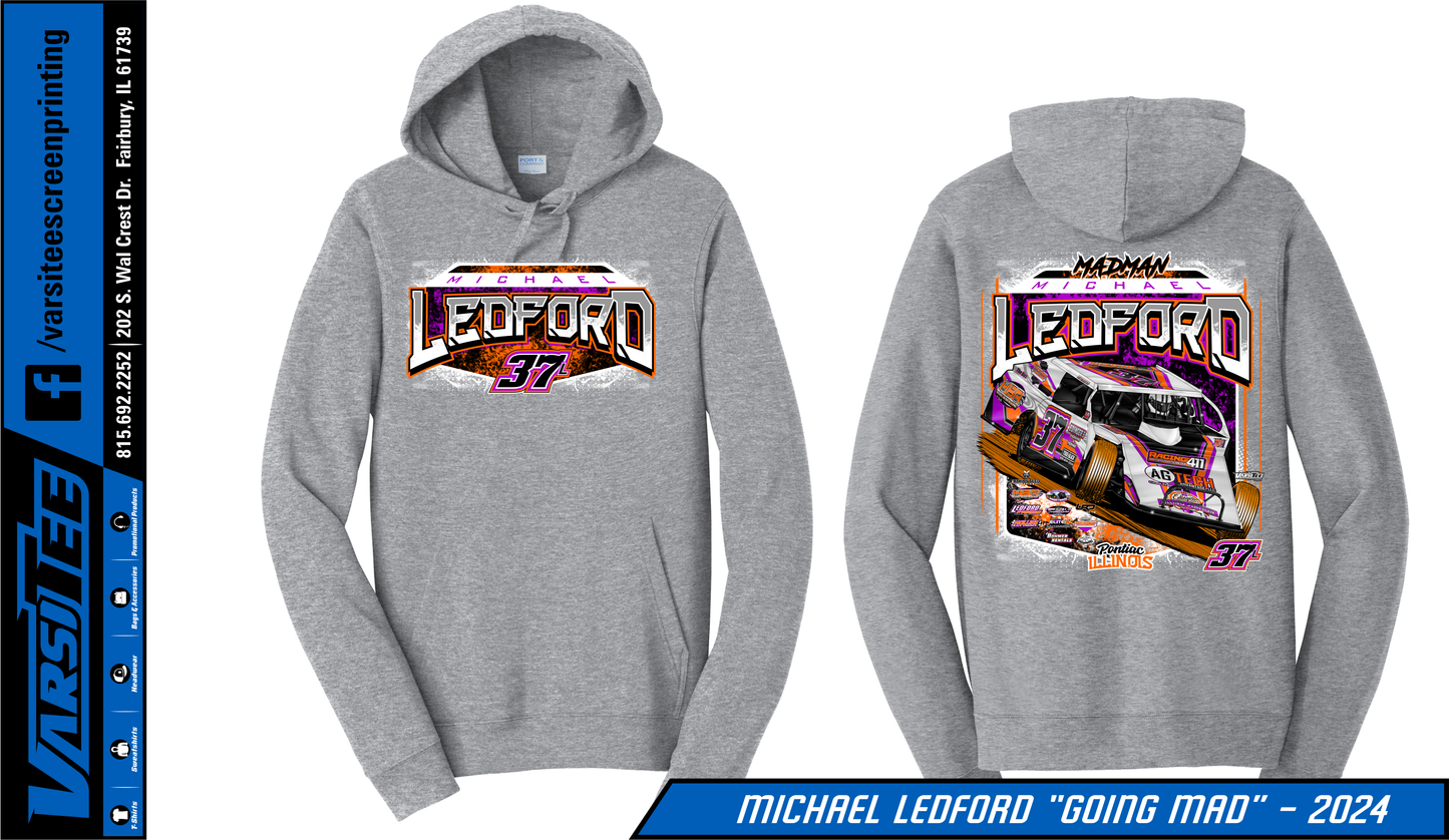2024 Michael Ledford Hoodie (Athletic Heather)