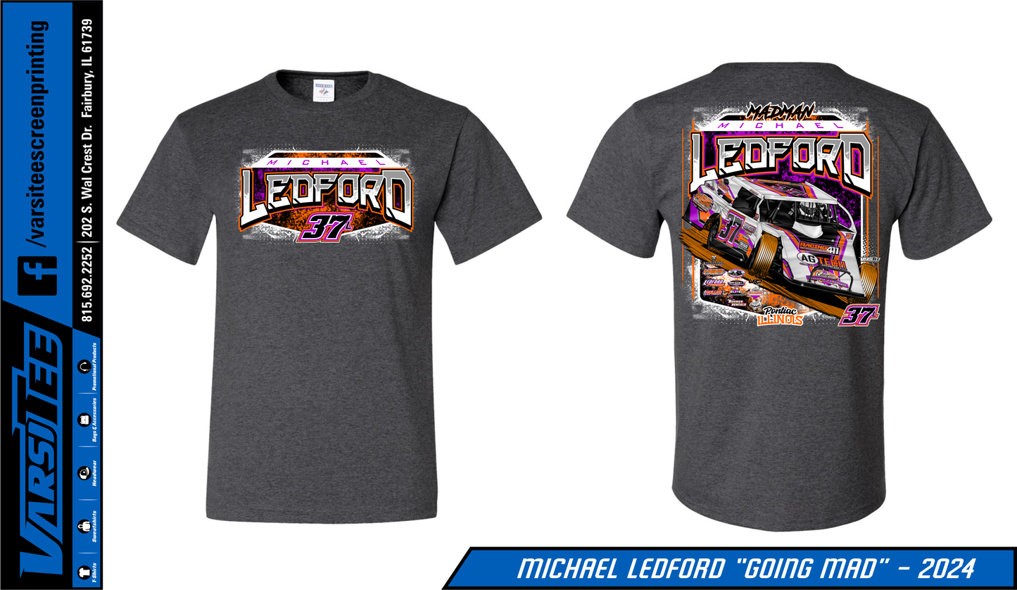 2024 Michael Ledford Short Sleeve T-Shirt (Dark Heather)