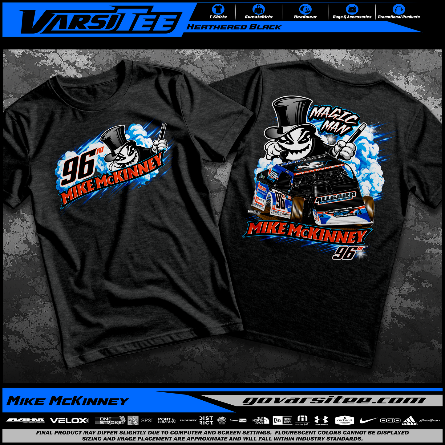Mike McKinney T -Shirt (Heathered Black)