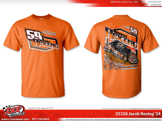 2024 Jacob Rexing Short Sleeve T-Shirt (Orange)