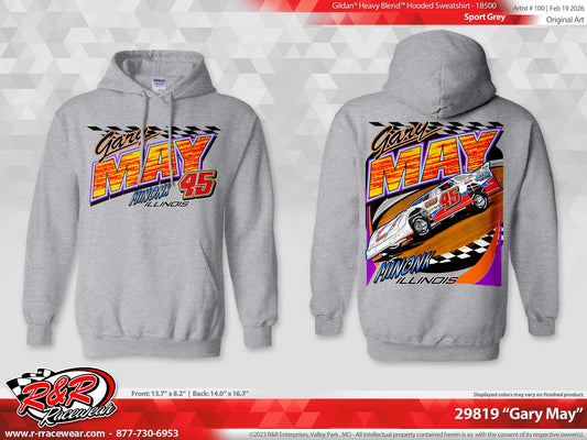 Gary May Vintage Reproduction Hooded Sweatshirt (Sport Gray)