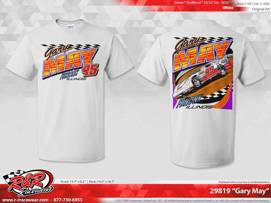 Gary May Vintage Reproduction T -Shirt (White)