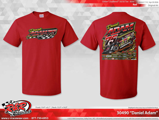 2026 Daniel Adam T Shirt (Red)