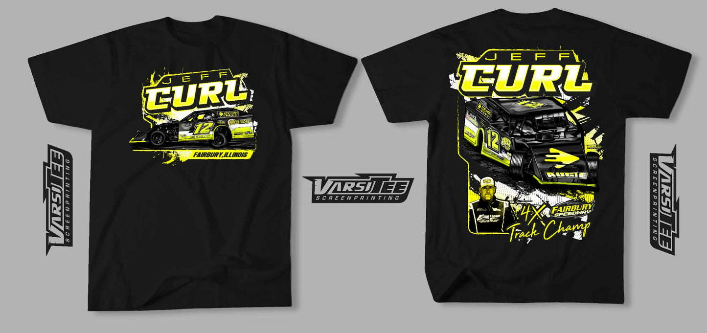 Jeff Curl 2026 4 Time Champ T -Shirt (Black)