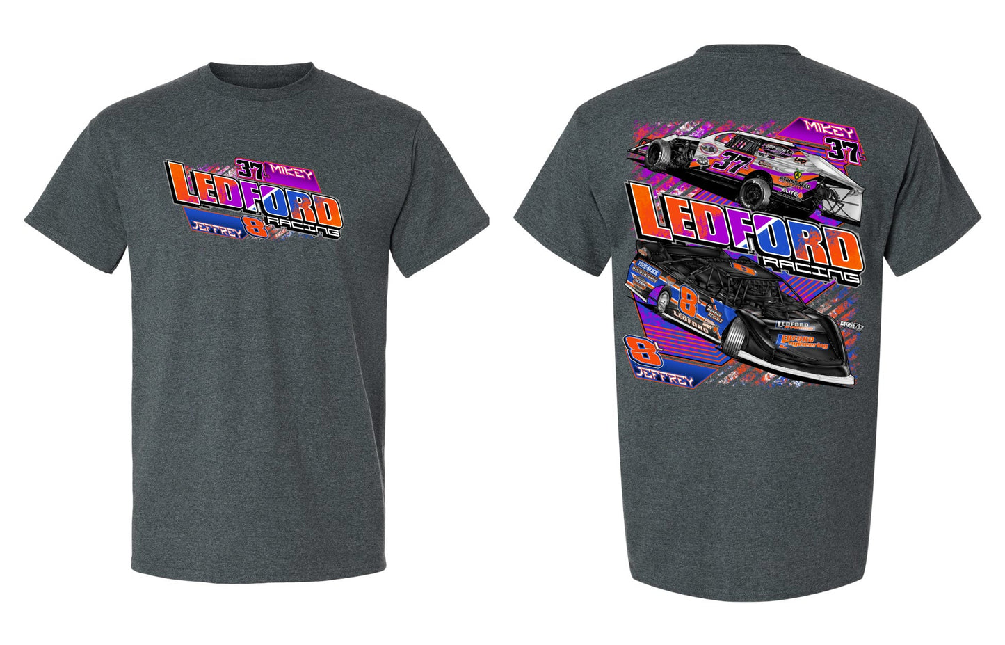 2024 Ledford Racing T Shirt (Charcoal)