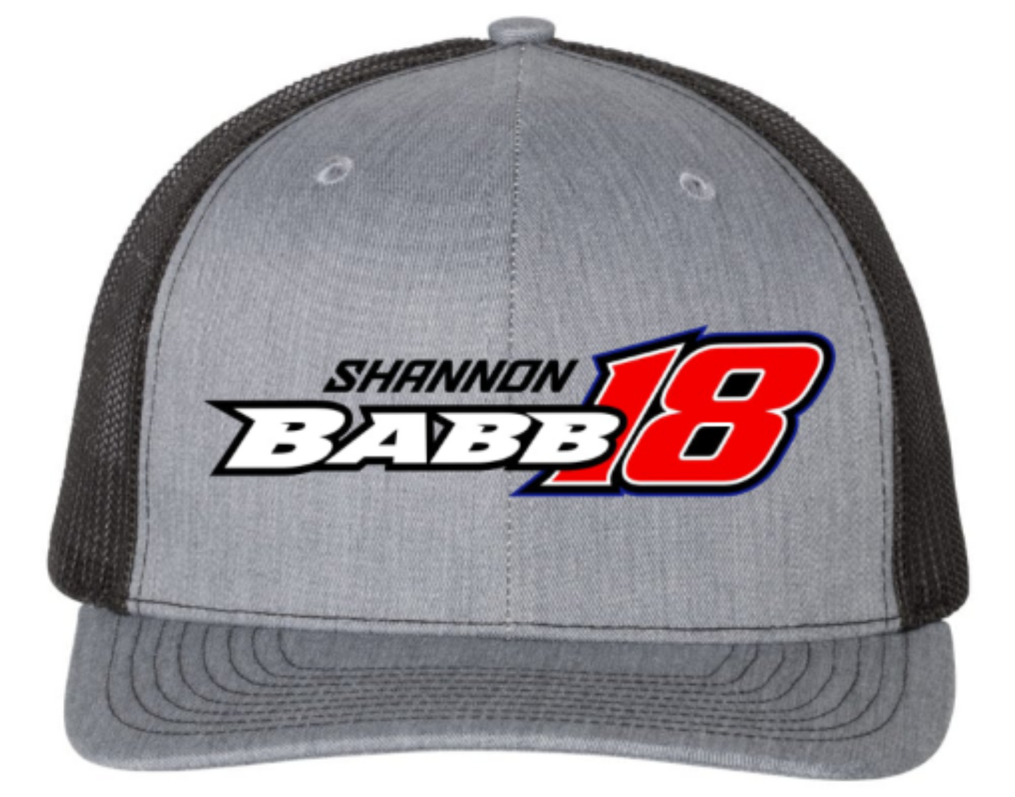 Shannon Babb Snap Back Embroidered Hat (Black / Gray)