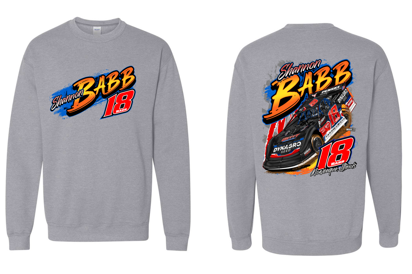 2025 Shannon Babb Crew Neck Sweat Shirt v1 (Sport Gray)