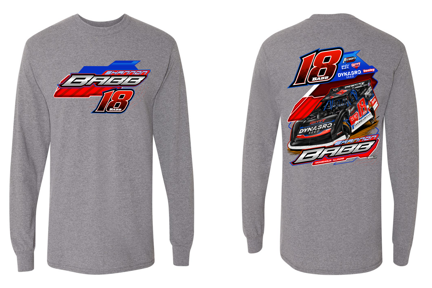 2025 Shannon Babb Long Sleeve T Shirt v2 (Graphite Heather)