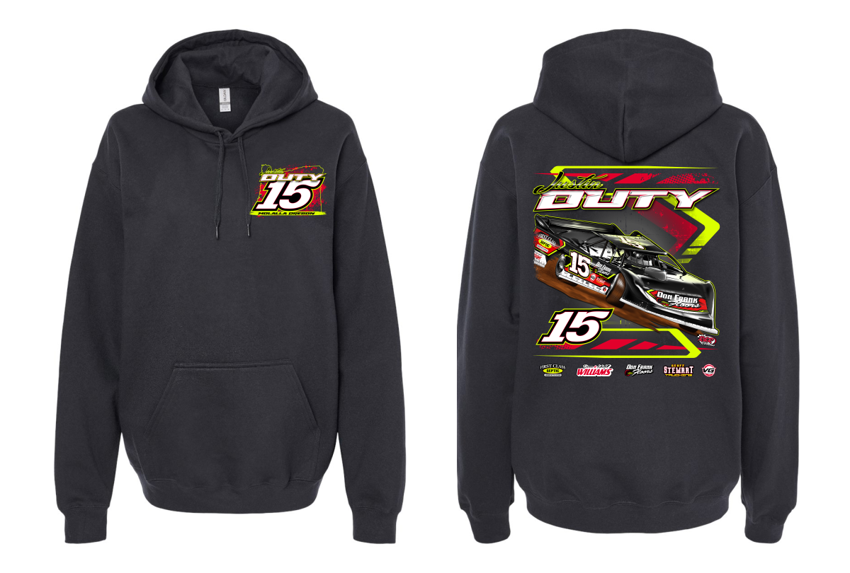 Justin Duty 2026 Hoodie (Black)