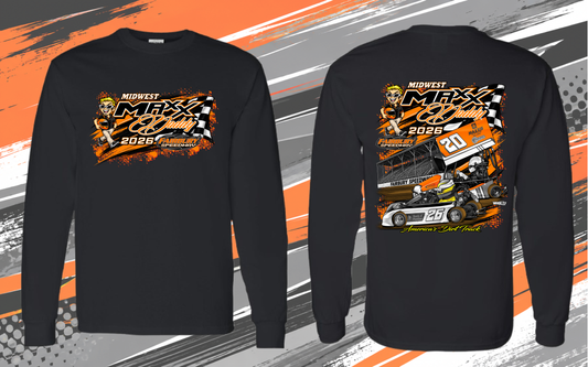 Pre Order 2026 Midwest Maxx Daddy Long Sleeve T-Shirt (Black)