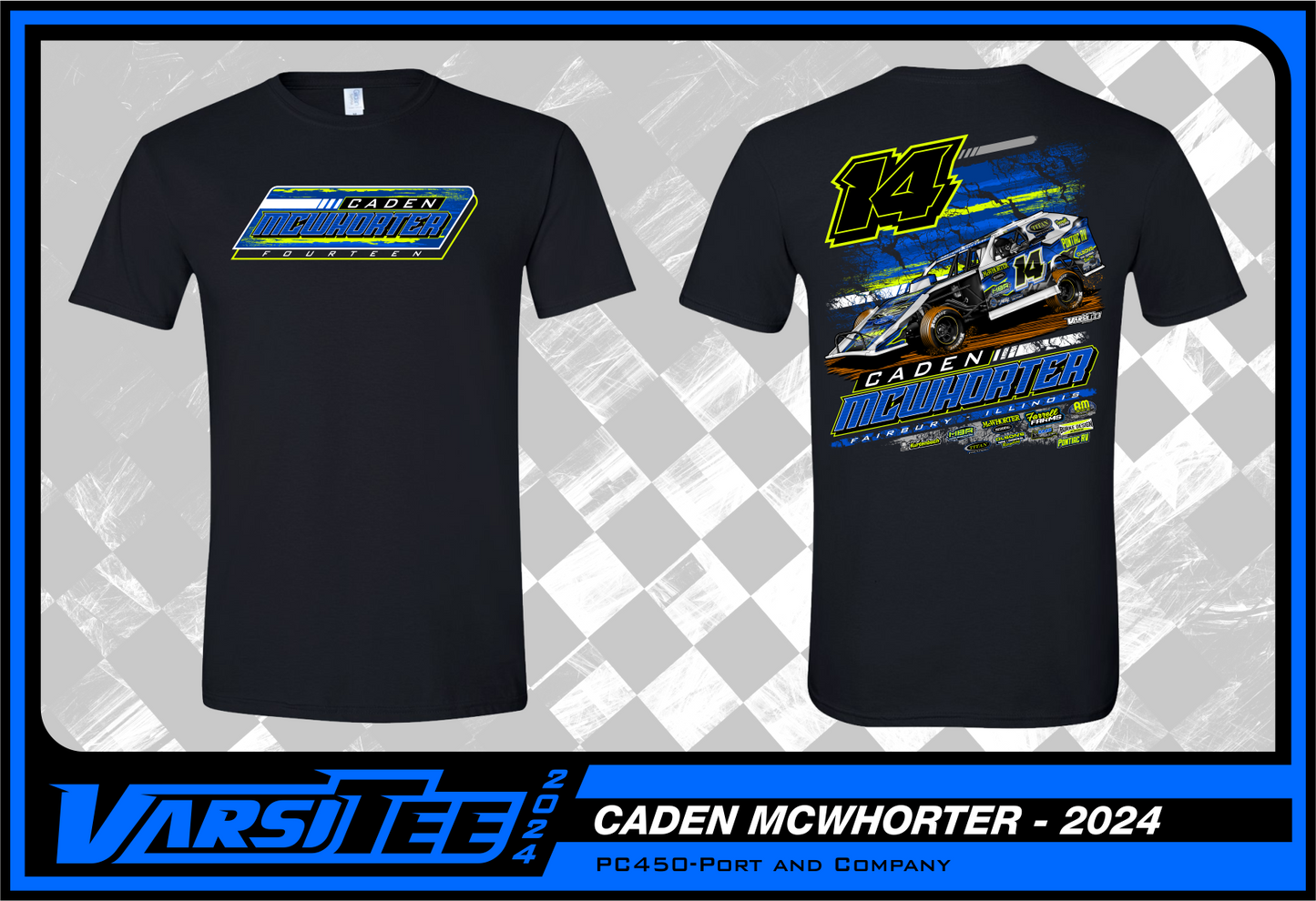 2024 Caden McWhorter Short Sleeve T Shirt (Black)