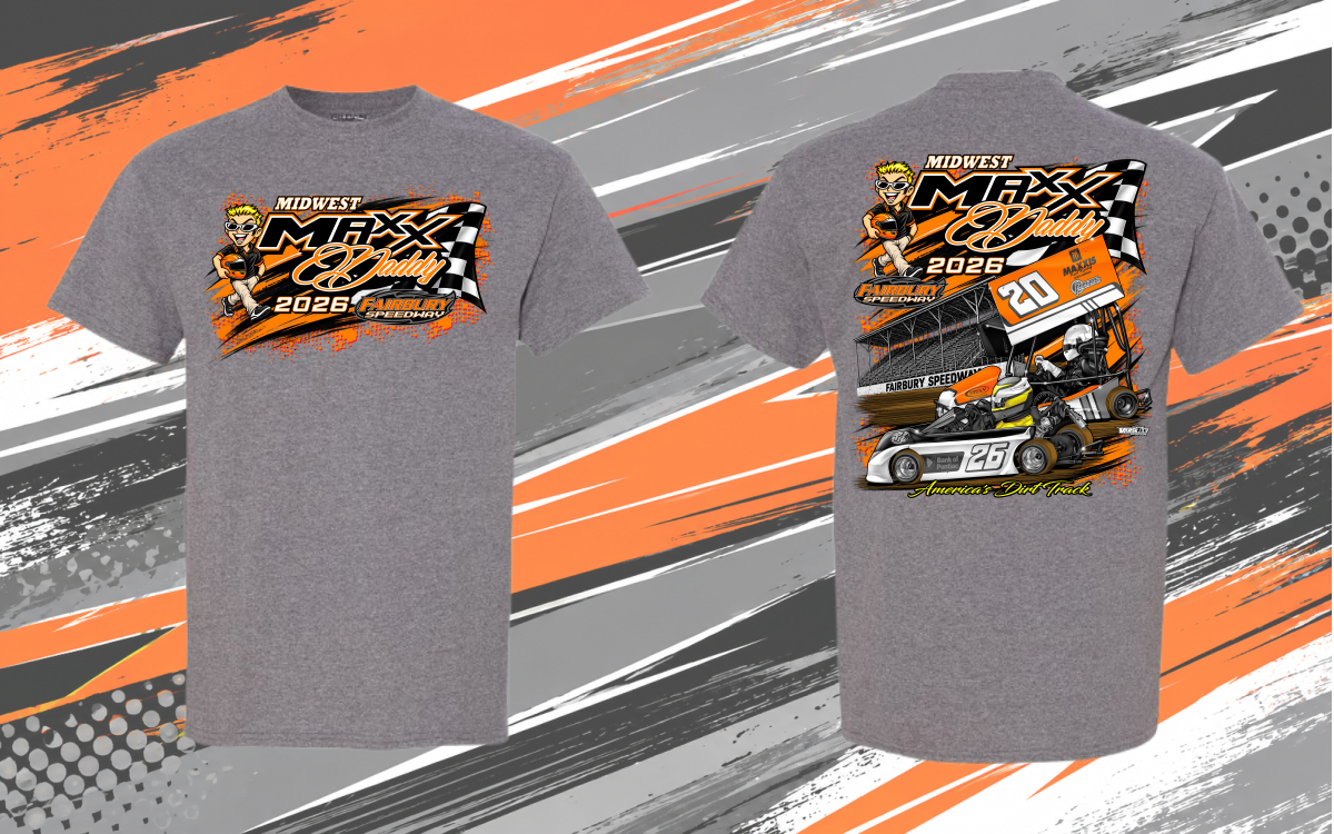 Pre Order 2026 Midwest Maxx Daddy T-Shirt (Graphite Heather)