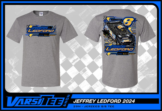 2024 Jeffrey Ledford Short Sleeve T-Shirt (Graphite Heather)