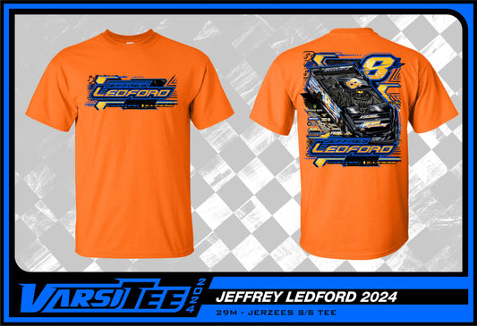 2024 Jeffrey Ledford Short Sleeve T-Shirt (Orange)