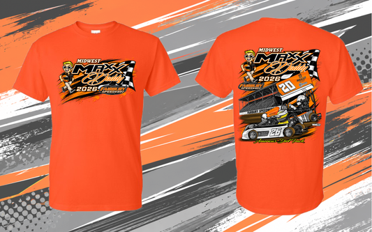 Pre Order 2026 Midwest Maxx Daddy T-Shirt  (Orange)