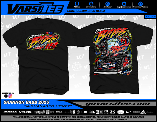 2025 Shannon Babb "Mismanaged Money (Black)