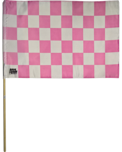 Pink & White Checkered Flag