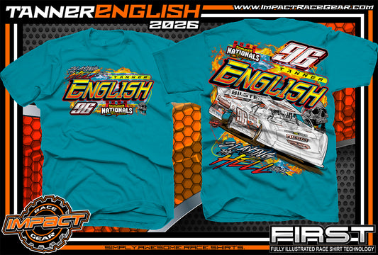 Tanner English 2026 Summer Nationals Champion T -Shirt (Tropical Blue)