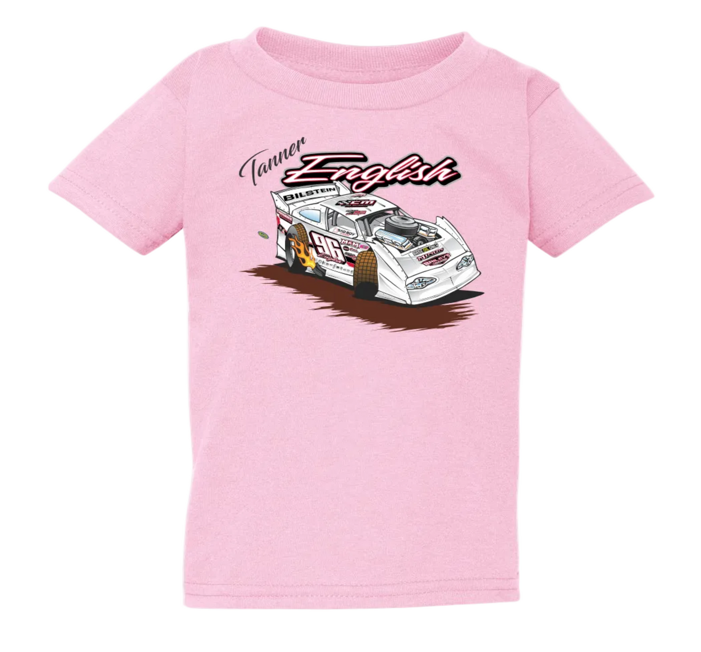 Tanner English 2026 Toddler T Shirt (Pink)