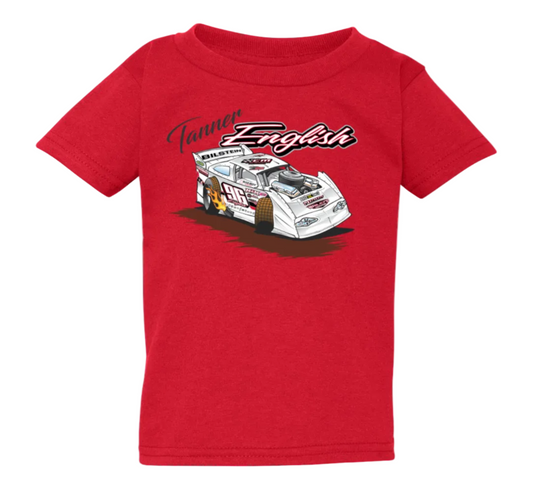 Tanner English 2026 Toddler T Shirt (Red)